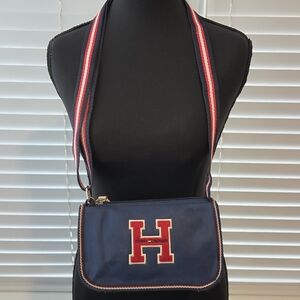 Tommy Hilfiger Navy Mini Crossbody Bag | Y2K Preppy Shoulder Purse